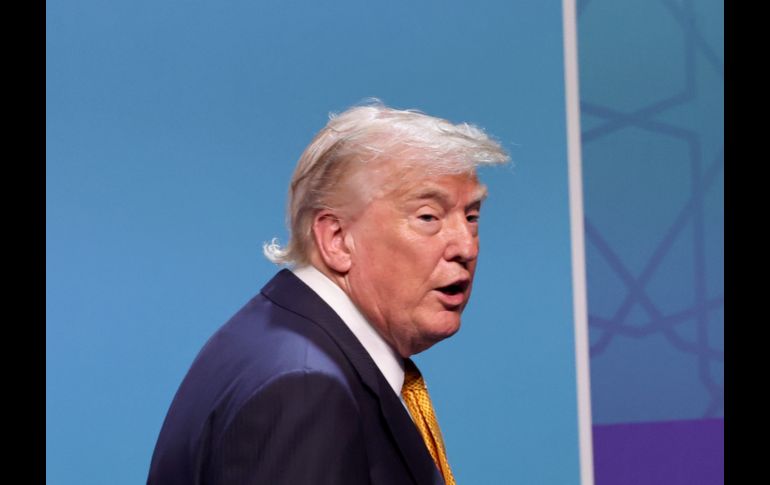 Donald Trump confirmó ante la OTAN que la medida de alto el fuego con Teherán llegó a su fin. EFE/F. Singer