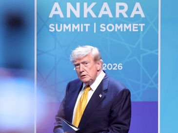 Donald Trump se mantuvo escéptico ante la posibilidad de una nueva tregua con Irán. EFE/F. Singer