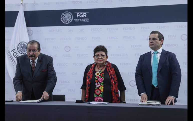 Ernestina Godoy Ramos, fiscal general de la República, en una rueda de prensa celebrada este miércoles en la Ciudad de México. SUN/G. Pano