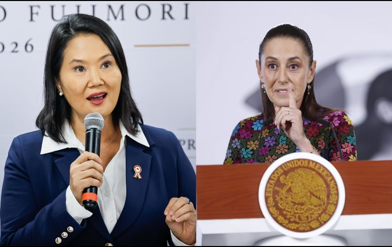 Este miércoles, Sheinbaum afirmó que hasta ahora no ha tenido comunicación con Fujimori. EFE / AP / ARCHIVO