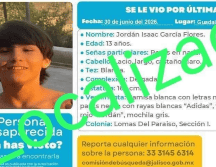 Familiares y amigos solicitaron apoyo de la ciudadanía y realizaron una manifestación el pasado sábado para exigir a las autoridades la localización de los adolescentes. ESPECIAL / FISCALÍA DEL ESTADO