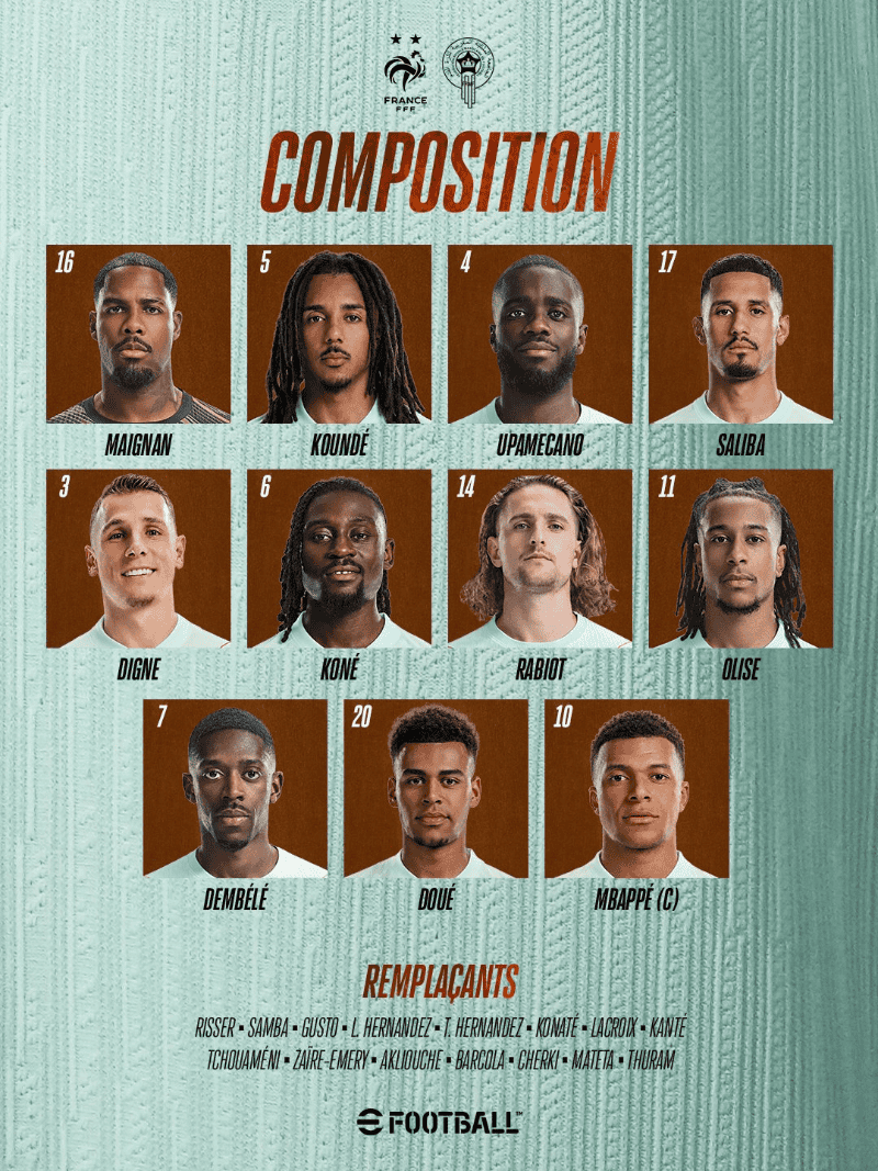 &nbsp;ESPECIAL / X: @equipedefrance