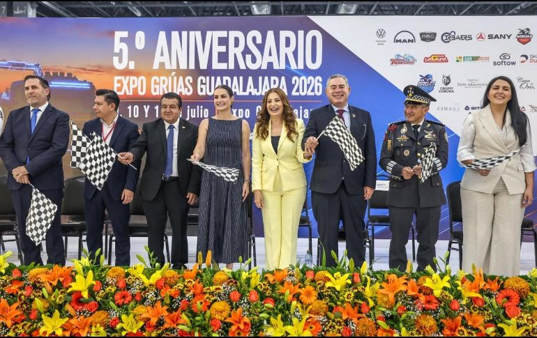 Martha Venegas, directora de Expo Grúas Guadalajara, resaltó el crecimiento que ha tenido la exposición a lo largo de estos años. EL INFORMADOR/ A. Navarro