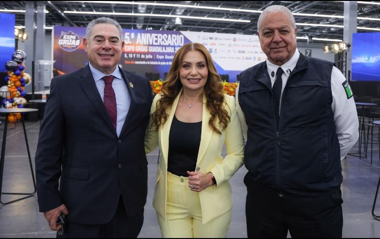 Martha Venegas, directora de Expo Grúas Guadalajara, resaltó el crecimiento que ha tenido la exposición a lo largo de estos años. EL INFORMADOR/ A. Navarro