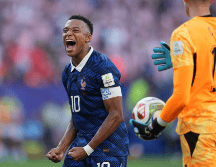 Mbappé anota el primero de la ventaja contra Marruecos. IMAGO7/ R. VADILLO