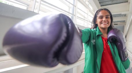 Originaria de Tlaquepaque, aunque criada toda su vida en Ixtlahuacán de los Membrillos, Lorien Alonso Salas, con apenas 18 años, irá a Santo Domingo por la medalla de oro. EL INFORMADOR / A. NAVARRO