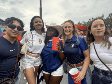 La mayoría de los tapatíos en el Fan Fest GDL adoptaron a Marruecos como su equipo. EL INFORMADOR / F. RAMIREZ