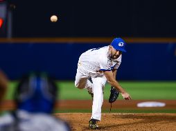 Zac Grotz cargó con la derrota tras lanzar cinco entradas y dos tercios, periodo en el que permitió las cuatro carreras de los Sultanes. CORTESÍA/Charros de Jalisco