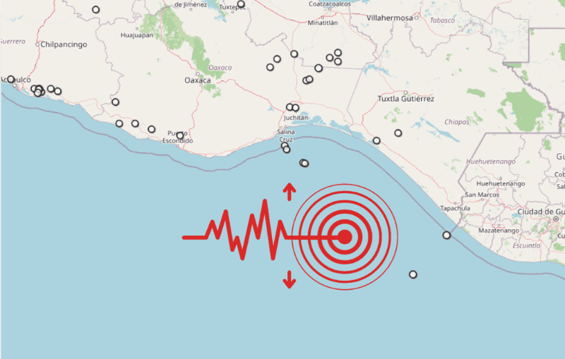 &nbsp;Sismo en Chiapas. ESPECIAL / SSN