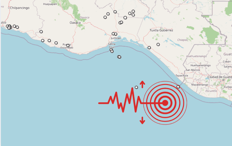 &nbsp;Sismo en Chiapas. ESPECIAL / SSN