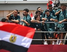 La Asociación Egipcia de Fútbol indicó el miércoles que está profundamente insatisfecha con el arbitraje en el partido contra Argentina. EFE/EPA/M. Hossam