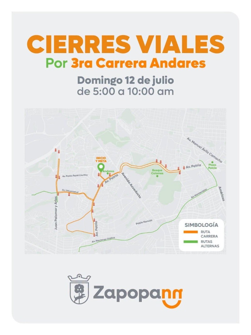CORTESÍA/ Dirección de Movilidad y Transporte Zapopan