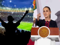 Claudia Sheinbaum dijo haber leído sobre las peticiones que comenzaron a difundirse en redes sociales para que México busque nuevamente la sede mundialista, en el marco de la rotación de la FIFA entre confederaciones. ESPECIAL, SUN / H. Salvador y CANVA