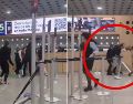 Los hechos ocurrieron el pasado miércoles 8 de julio en una sala de espera del Aeropuerto Internacional Benito Juárez. CAPTURA DE VIDEO