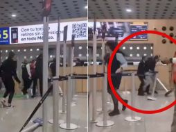 Los hechos ocurrieron el pasado miércoles 8 de julio en una sala de espera del Aeropuerto Internacional Benito Juárez. CAPTURA DE VIDEO