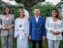 Mónica Magaña Mendoza, diputada Local por el Distrito 10 de Zapopan; Maye Villa de Lemus, presidenta del Sistema DIF Jalisco; el Gobernador del Estado, Pablo Lemus Navarro, y Gabriela Cárdenas Rodríguez, diputada Local por el Distrito 6 de Zapopan (de izquierda a derecha). GOBIERNO DE JALISCO