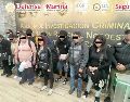 Las 11 personas detenidas llegaron a la ciudad fronteriza en un vuelo procedente de Guadalajara. ESPECIAL