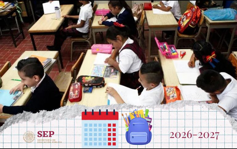 La propuesta contempla un mínimo de 185 días efectivos de clases. ESPECIAL / EL INFORMADOR y CANVA