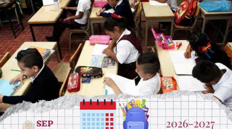 La propuesta contempla un mínimo de 185 días efectivos de clases. ESPECIAL / EL INFORMADOR y CANVA