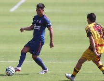El único tanto del partido amistoso entre Chivas y Leones Negros fue obra de Daniel Aguirre al minuto 25. ESPECIAL / Chivas
