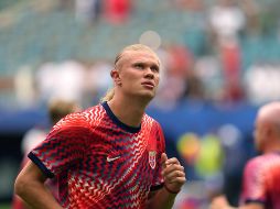 Erling Haaland se convirtió en uno de los nombres con mayor tendencia en redes sociales en el marco del Mundial 2026. EFE/A. Boal