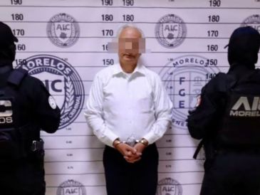 Víctor Rodríguez llegó al penal de Atlacholoaya la noche del martes pasado luego de su aprehensión en CDMX. ESPECIAL/Fiscalía de Morelos