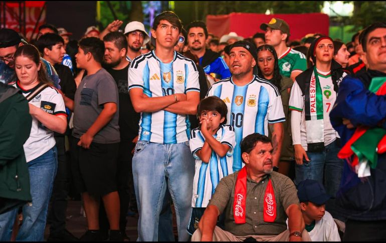 Guadalajara dejó de lado la rivalidad con Argentina para disfrutar el posible último Mundial del astro rosarino. EL INFORMADOR/ J. ACOSTA.