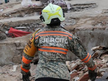 Además de las tareas de rescate, México envió más de 70 toneladas de ayuda humanitaria mediante un puente aéreo de ocho vuelos y dos buques de la Secretaría de Marina. EFE/R. Martínez