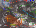 Conagua alerta sobre la onda tropical 18 que provocará fuertes tormentas en el centro y sur de México este 12 de julio de 2026, contrastando con una intensa ola de calor en el Pacífico. ESPECIAL/X/ @conagua_clima