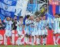 La contribución de Messi ha ayudado para que Argentina llegue a este punto como el equipo más goleador del torneo con 17 dianas. IMAGO7/Andrew Hancock