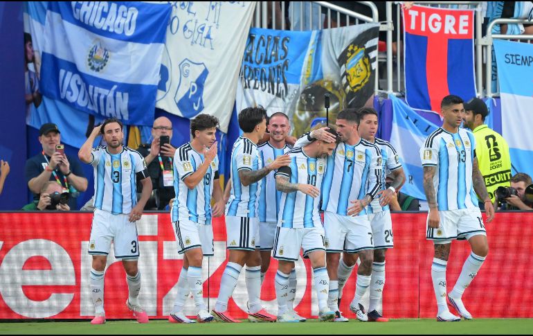 La contribución de Messi ha ayudado para que Argentina llegue a este punto como el equipo más goleador del torneo con 17 dianas. IMAGO7/Andrew Hancock