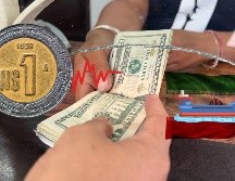 Así amanece el dólar frente al peso mexicano para este lunes 13 de julio por la mañana. EL INFORMADOR / ARCHIVO