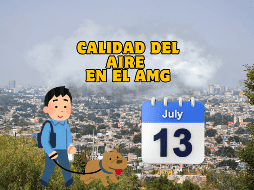 La mañana de este lunes 13 de julio en el AMG se registra buena calidad del aire en Atemajac con 13 puntos IMECA. EL INFORMADOR / ARCHIVO