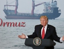 Trump abre posibilidad de que EU tome la administración del estrecho de Ormuz y pide recompensa por ello. AP / ARCHIVO