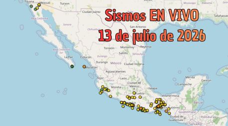 EN VIVO | Sismos en México | Lunes 13 de julio. ESPECIAL / SSN