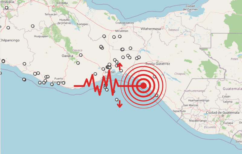&nbsp;Sismo en Chiapas. ESPECIAL / SS