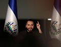 Bukele dijo en una entrevista con un youtuber español que le gustaría seguir gobernando el país centroamericano por "diez años más", aunque aclaró que era solo un deseo. EFE/ R. Sura