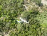 El aparato siniestrado es una avioneta tipo Cessna de la empresa Aerus, con matrícula XAEFD. ESPECIAL/PCNL