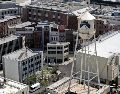 Vista aérea de los Estudios de Paramount, en California. AFP