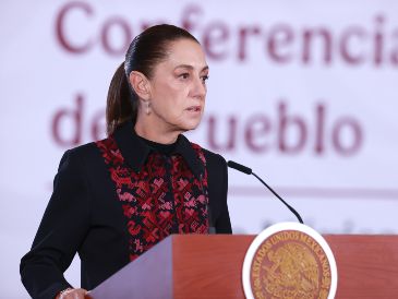 Sheinbaum señaló que la gobernadora, del oficialista Morena, ya ofreció una explicación pública sobre el contenido de la conversación. EFE/M. Guzmán
