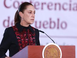 Sheinbaum señaló que la gobernadora, del oficialista Morena, ya ofreció una explicación pública sobre el contenido de la conversación. EFE/M. Guzmán