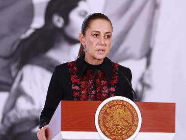 La Mandataria también reveló que solo ha hablado una vez con Rocha Moya desde que se conoció la solicitud presentada por autoridades estadounidenses.  EFE / M. Guzmán