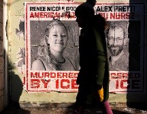 Afiches en memoria de Renee Good y Alex Pretti en Minneapolis el 31 de enero del 2026. AP / ARCHIVO