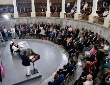 La convocatoria reunió a integrantes del Poder Ejecutivo, así como a personas juzgadoras, litigantes, especialistas y equipos jurídicos gubernamentales de todo el Estado. CORTESÍA