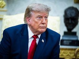 En la entrevista, Trump defendió de nueva cuenta el bloqueo impuesto por Estados Unidos a los puertos iraníes. EFE/G. Sloan