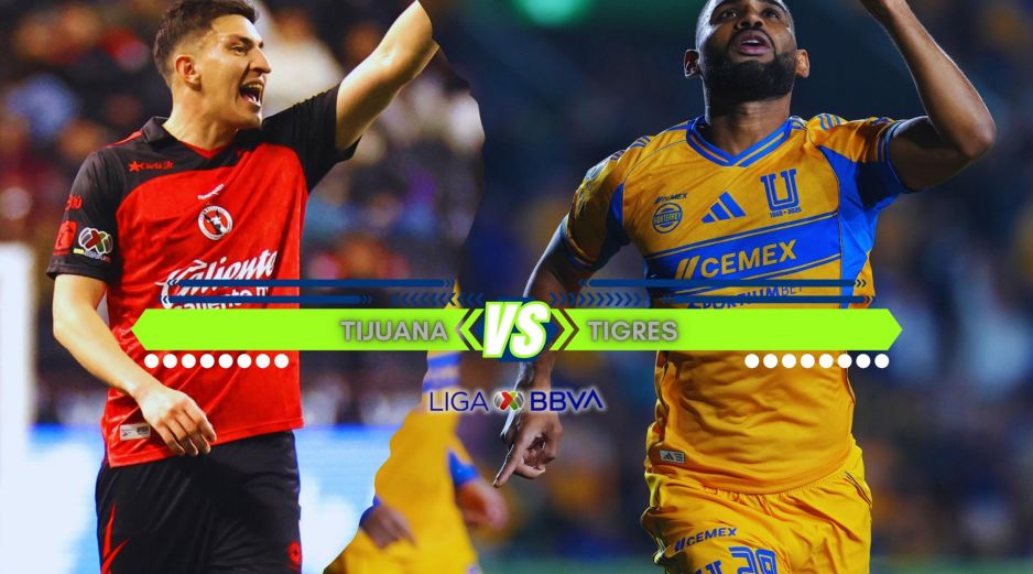 El duelo entre Tijuana y Tigres abrirá el camino de ambos equipos en el Apertura 2026 con un partido que promete atraer la atención de los aficionados desde el primer día de actividades. ESPECIAL / IMAGO7 y CANVA