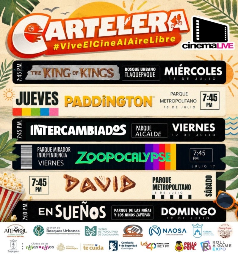 FACEBOOK / Cinema Live Guadalajara.