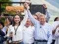 María Corina Machado dijo estas palabras frente a un auditorio de líderes conservadores, entre los que estaban Edmundo González Urrutia . EFE / ARCHIVO