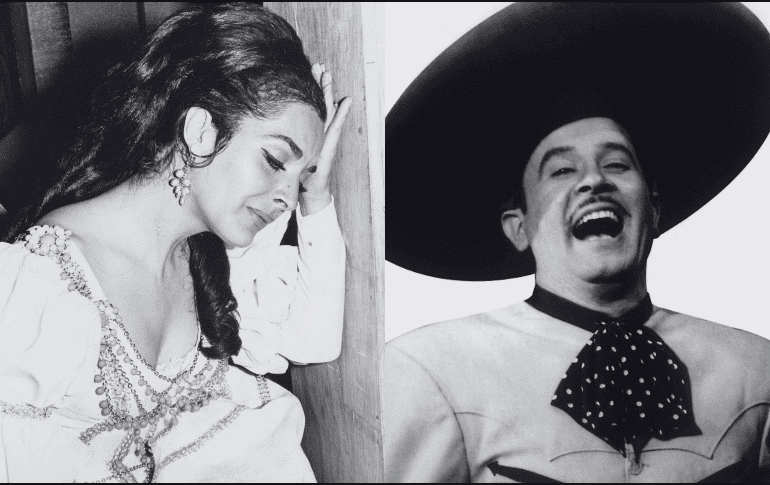 La promoción destacaba los apasionados besos entre Pedro Infante y Elsa Aguirre, asegurando incluso que era una película apta para toda la familia. NTX/EL INFORMADOR/ARCHIVO