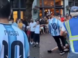 La grabación provocó críticas por los actos de violencia registrados fuera de los escenarios deportivos. CAPTURA DE PANTALLA/X/@arielipillo/ESPECIAL